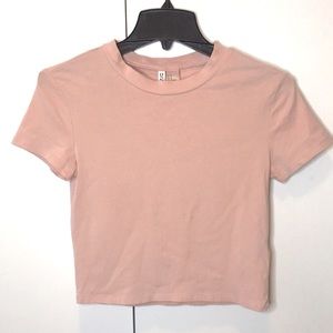 H&M pink crop top
